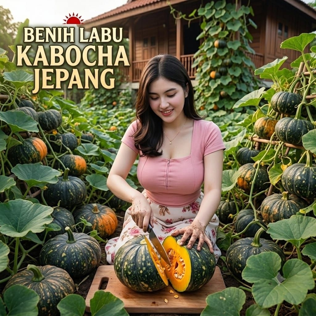 Benih labu kabocha jepang unggul