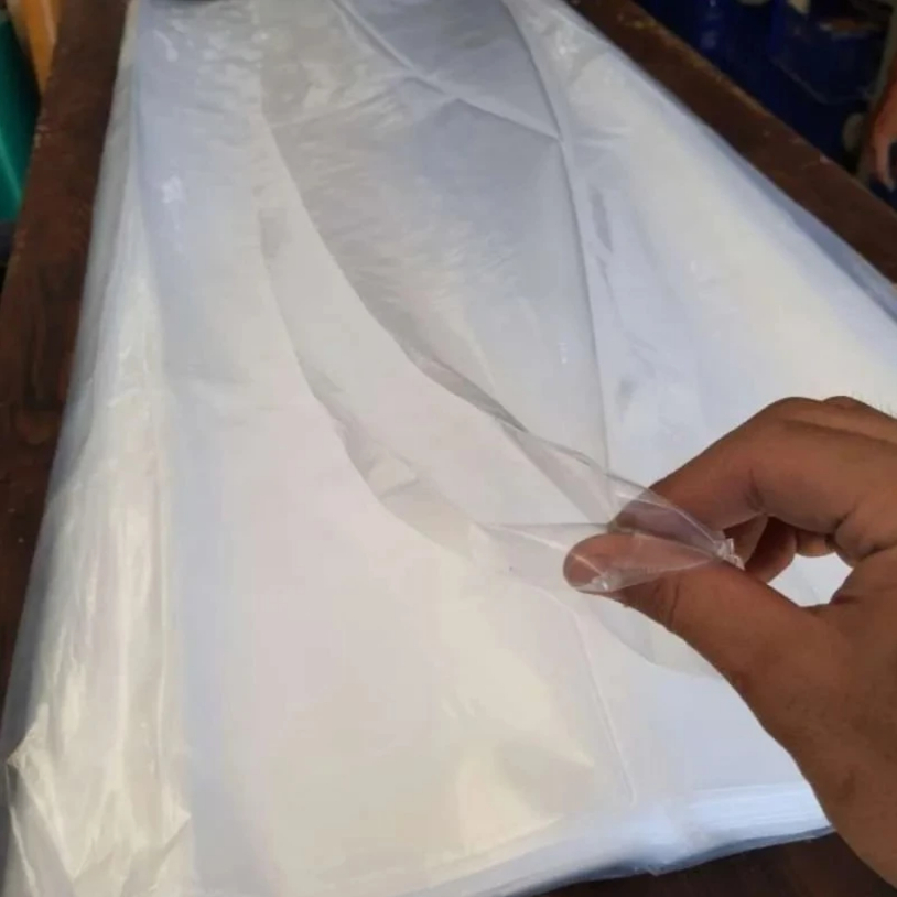 Plastik Cor PE harga per meter Lebar 200 CM / plastik genteng Plastik PE Bening(Transparant)