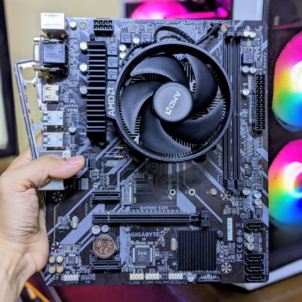 Paket mobo B450M + Ryzen 3 3200G (AM4)