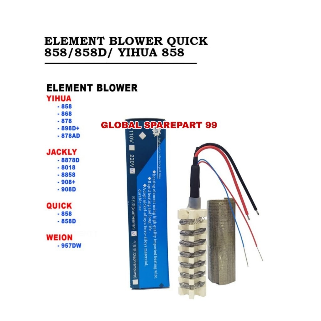 TOOLS ELEMENT BLOWER QUICK 858 / 858D / YIHUA 858