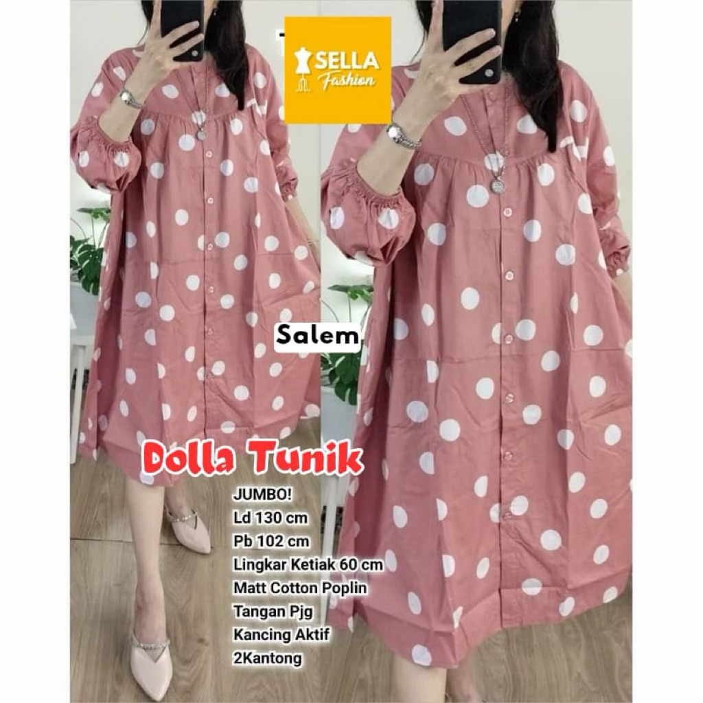 Dolla Tunik Baju Atasan Wanita by Sella