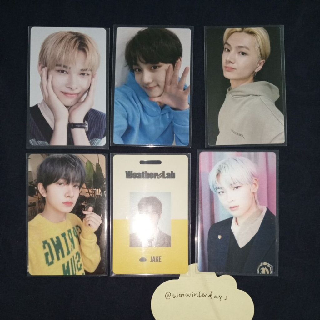 ENHYPEN PHOTOCARD JAY JAKE YET VER ALBUM DIMENSION ANSWER DA D:A PC POLA POLAROID SHARING ONLY OFFIC