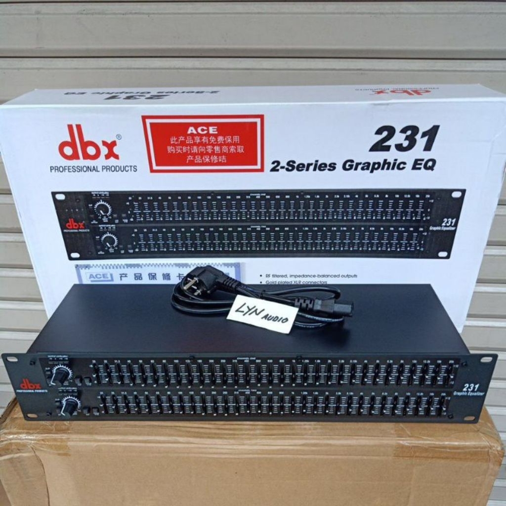DBX EQ 231 (made in USA) accesoris sound BEKAS Bagus