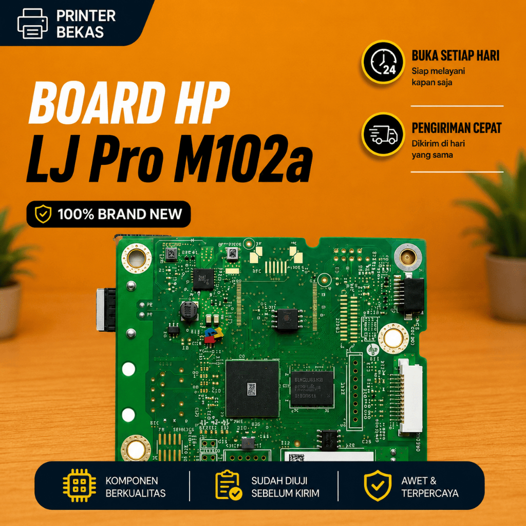 Board New HP M102a New, Mainboard HP Laserjet Pro M102a, Motherboard HP LJ M102a
