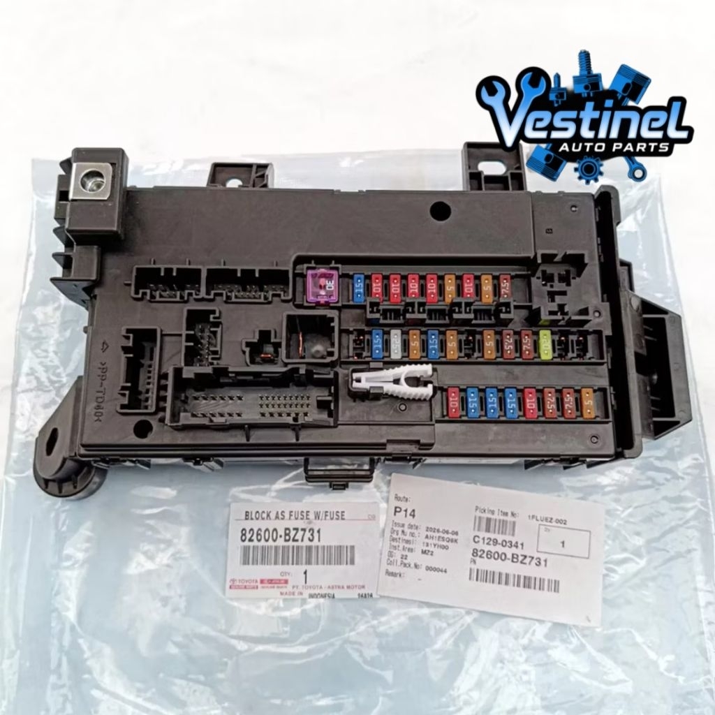 Box Sekring Fuse BCM Kode L Toyota Grand Avanza Veloz Daihatsu Great New Xenia 2016 - 2019 Original