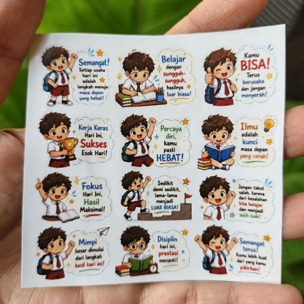 Paket Stiker Jurnal | Stiker buku jurnal | Stiker buku kecil mini