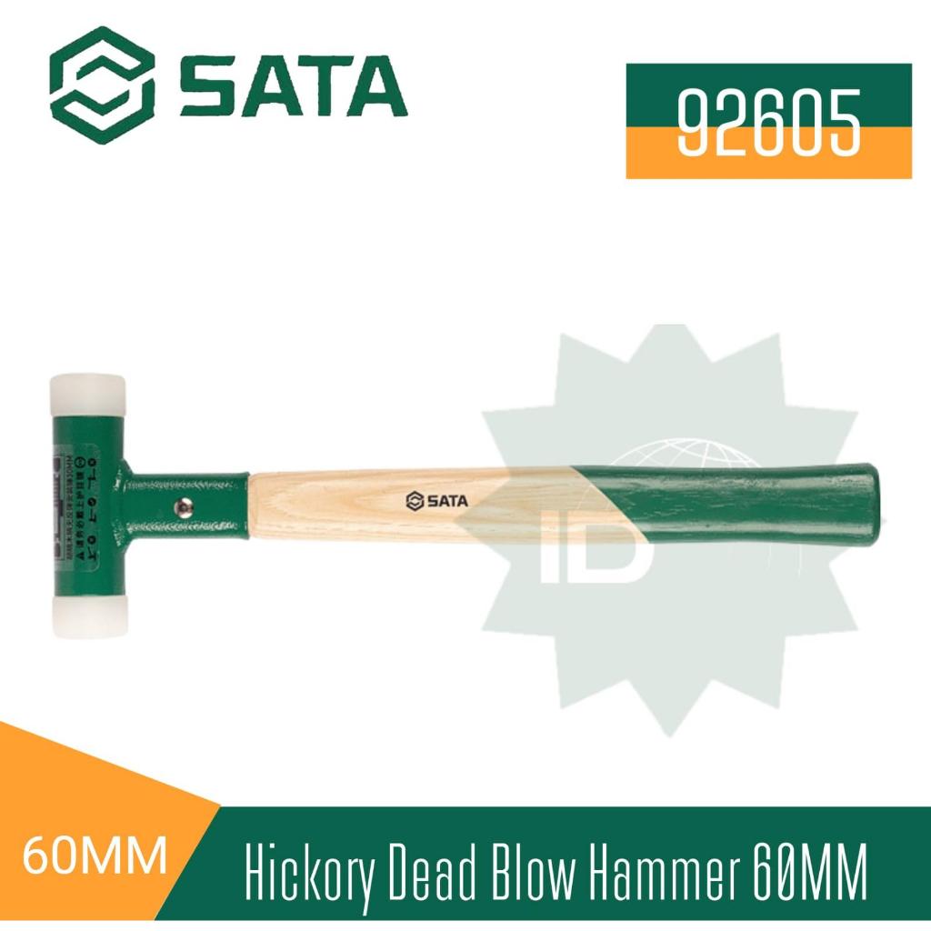 SATA 92605 Palu 60 mm Hickory Handle Dead Blow Hammer Sata Tools
