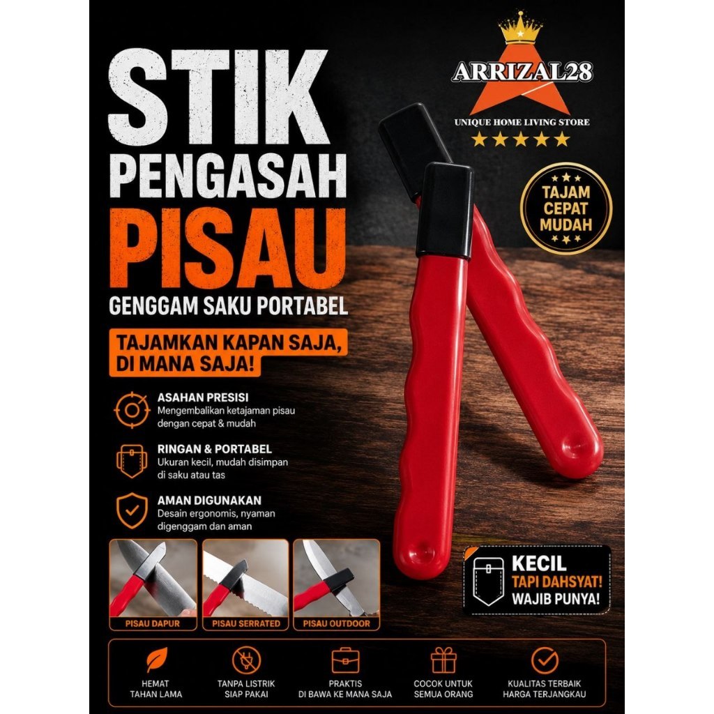 AFL ALAT STIK PENGASAH PISAU PORTABLE