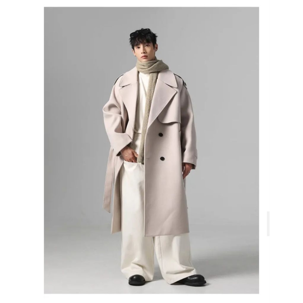 SML - NEW MINHO COAT IMPORT KOREAN STYLE  PRIA WANITA AUTUM WINTER
