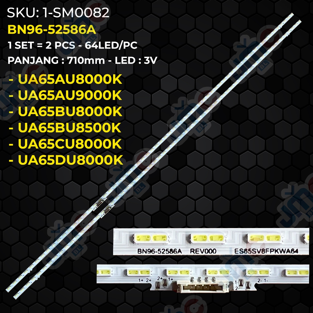 Backlight TV SAMSUNG 65 Inch UA65AU8000K UA65BU8000K UA65BU8500K UA65AU9000K UA65CU8000K UA65DU8000K