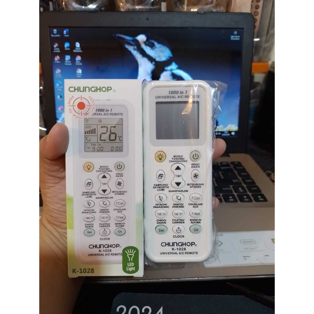 Remote AC CHUNGHOP UNIVERSAL K-1028E PRO ORIGINAL