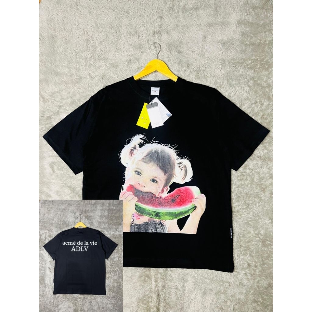 T'SHIRT LENGAN PENDEK BRANDED ADLV FULL TAG LABEL COTTON COMBED 16S
