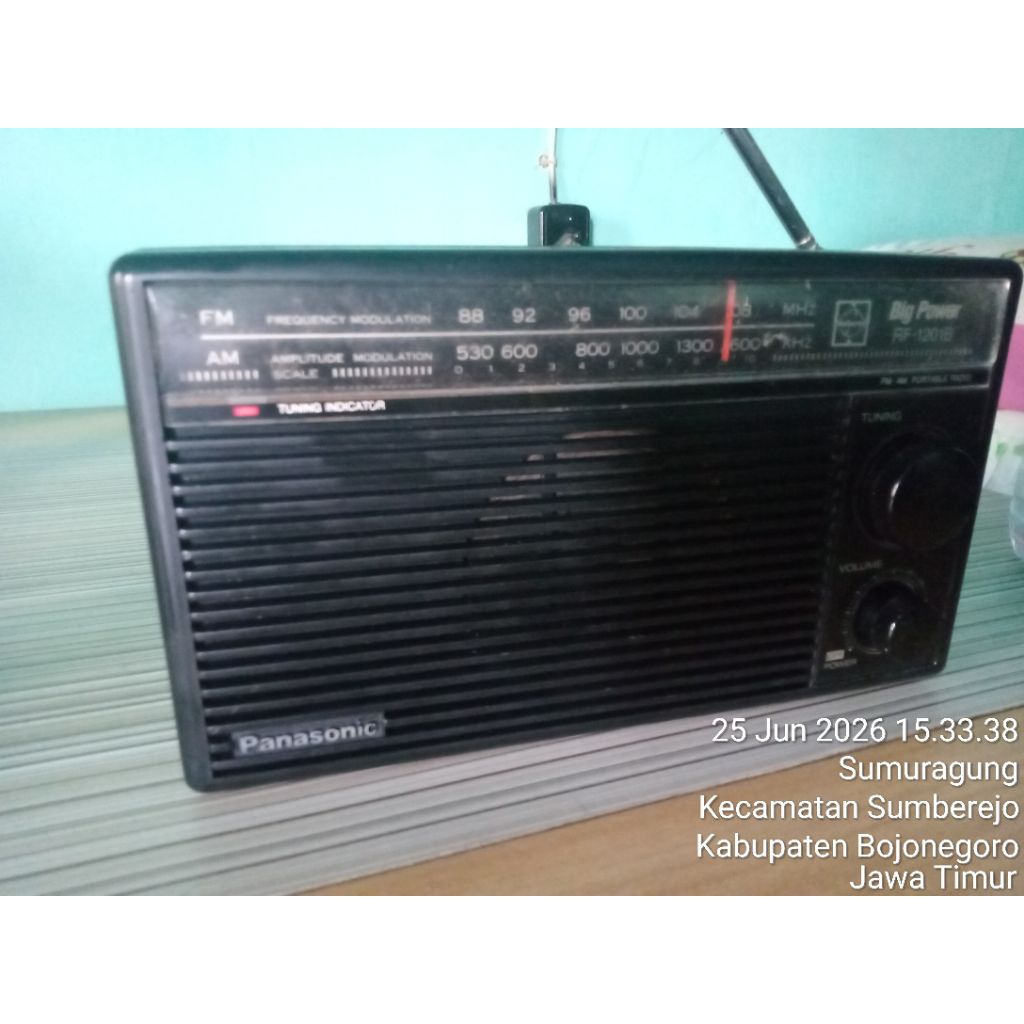 National Big Power Radio super empuk kuno lawas udah FM ORI 2band AM/FM istimewa