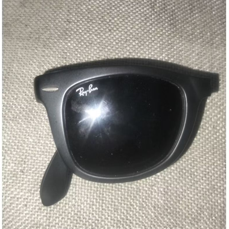 Kacamata Hitam Ray-Ban Wayfarer Lipat RB 4105 601 50 Original bekas second unit only, kondisi masih 