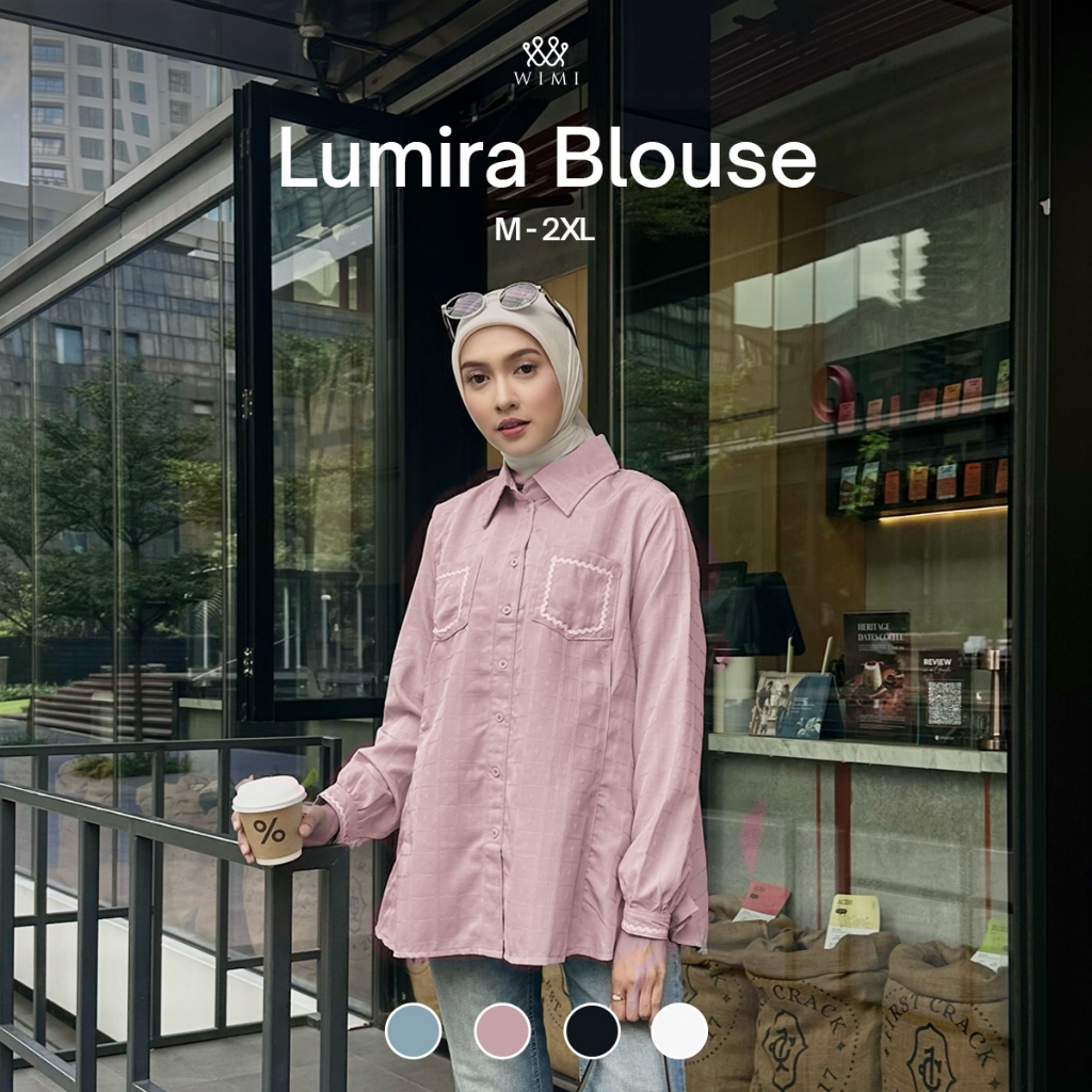 Wimi - Lumira Blouse | Atasan Blouse Ibu Hamil dan Ibu Menyusui