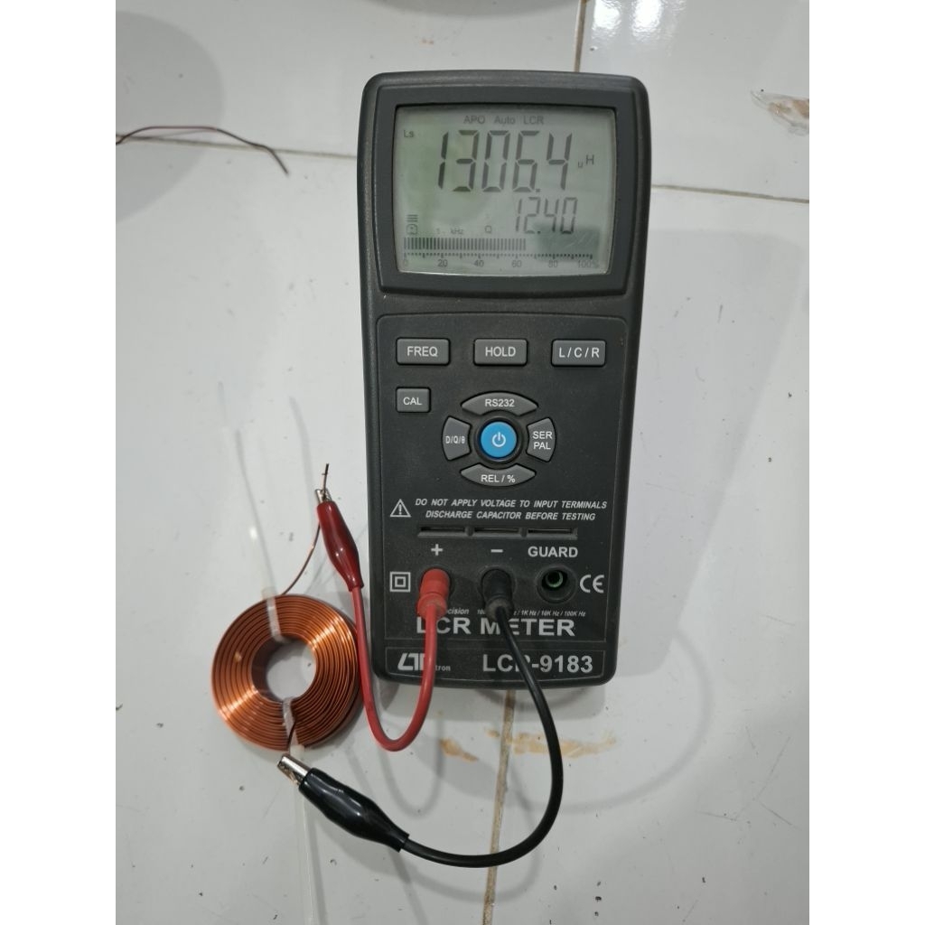 coil lilitan crossover pasif 1.3mh 1mm