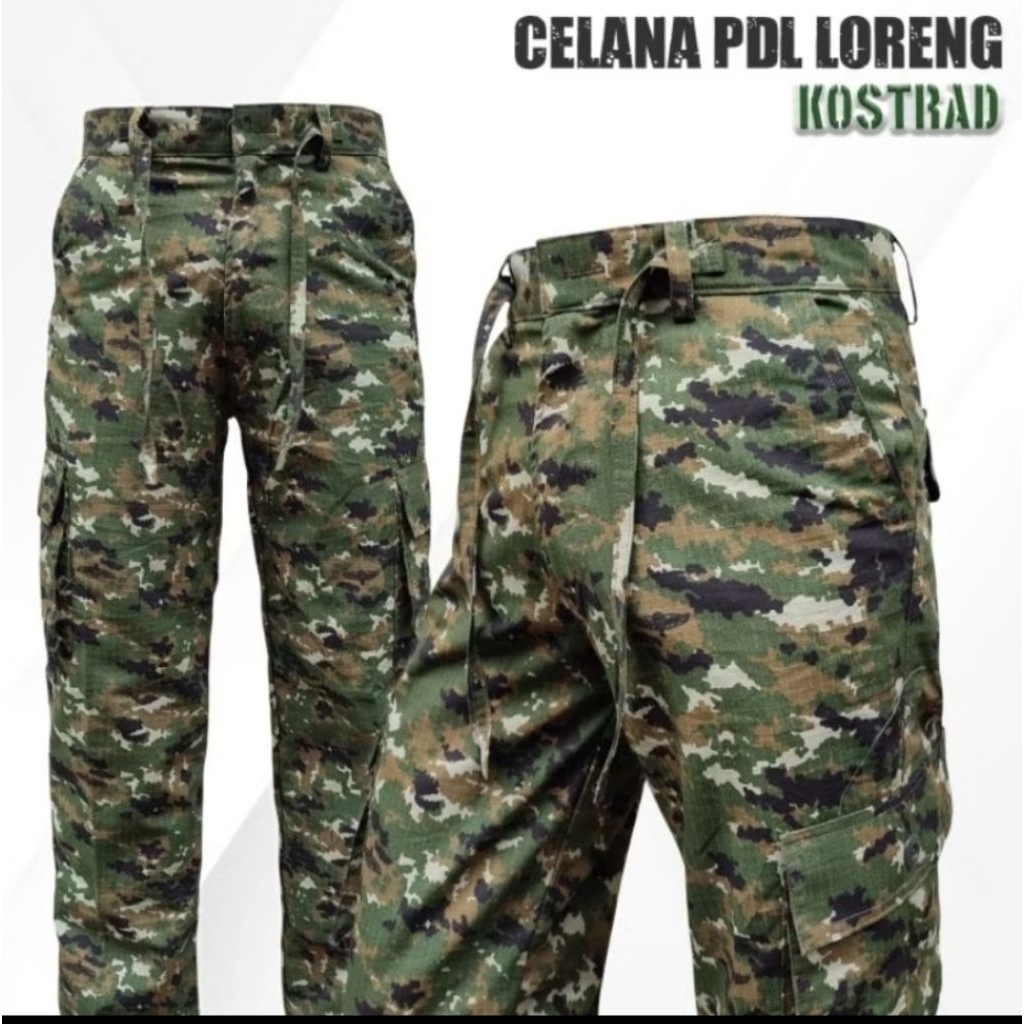 Celana Pdl Kostrad Celana Pdl Loreng