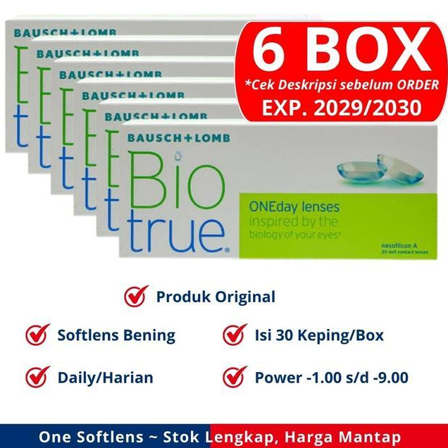 New Promo Lebih Hemat Softlens Bio True Bausch And Lomb Daily