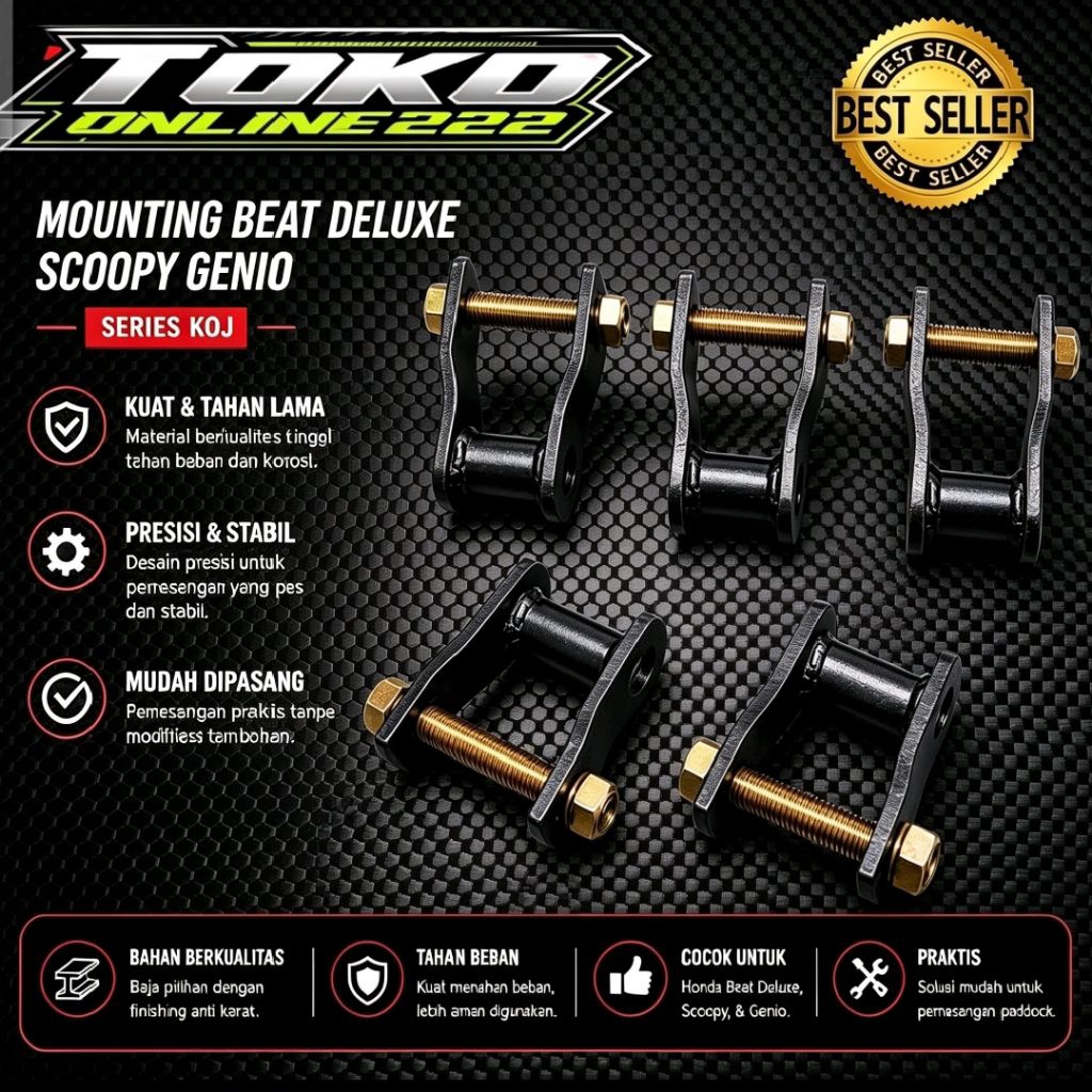 Mounting Beat Deluxe Scoopy Genio New KOJ Mounting Scoopy New beat deluxe Genio series koj