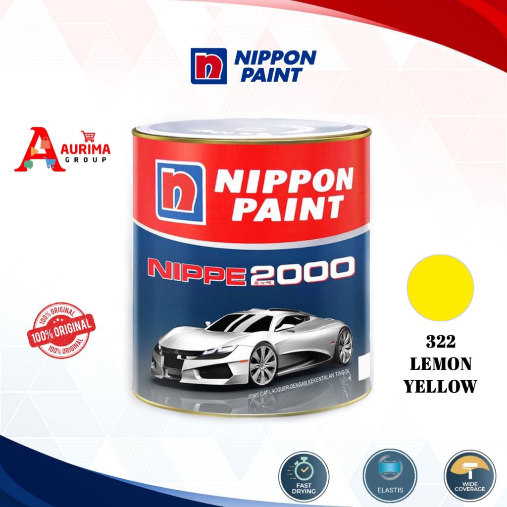 CAT DUCO LEMON YELLOW-322 NIPPE 2000 CAT MOBIL REPACK