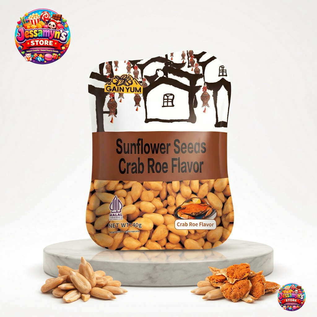 Gainyum Sunflower Seeds Crab Roe Flavor 40gr (100% ORIGINAL IMPORTED - CN)
