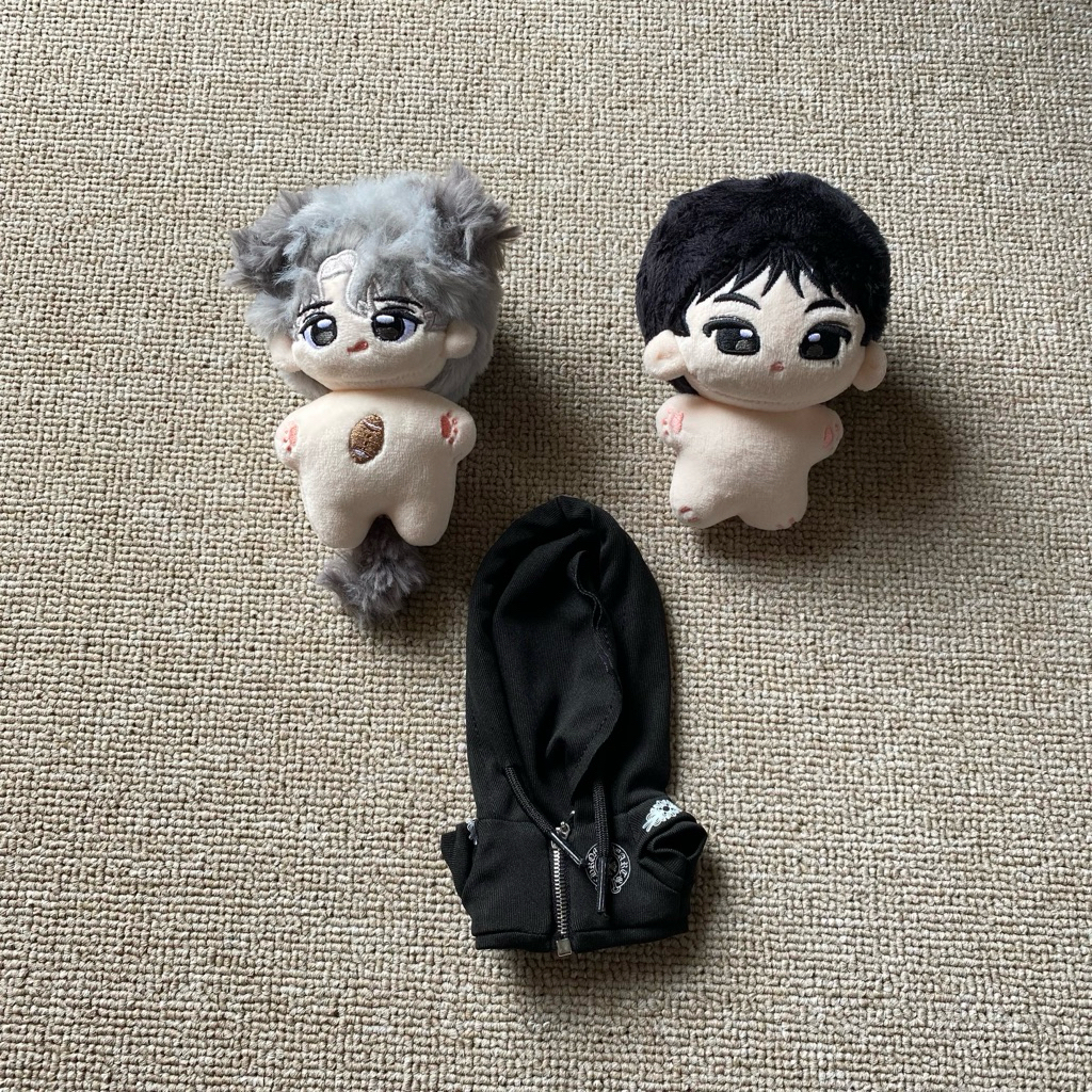 [ BOOKED ] ENHYPEN DOLL JAKE YUNSUISUI + JAY XIAOXIAOZONG + Clothes Chrome Heart 10CM