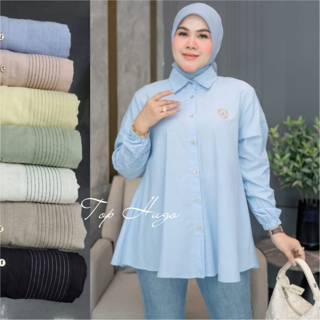 ATASAN WINODY TOP HUGO/BLOUSE PREMIUM WINODY