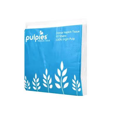 Tisu PULPIES DINNER NAPKIN 50 SHEETS - Tisu Meja Makan Hotel
