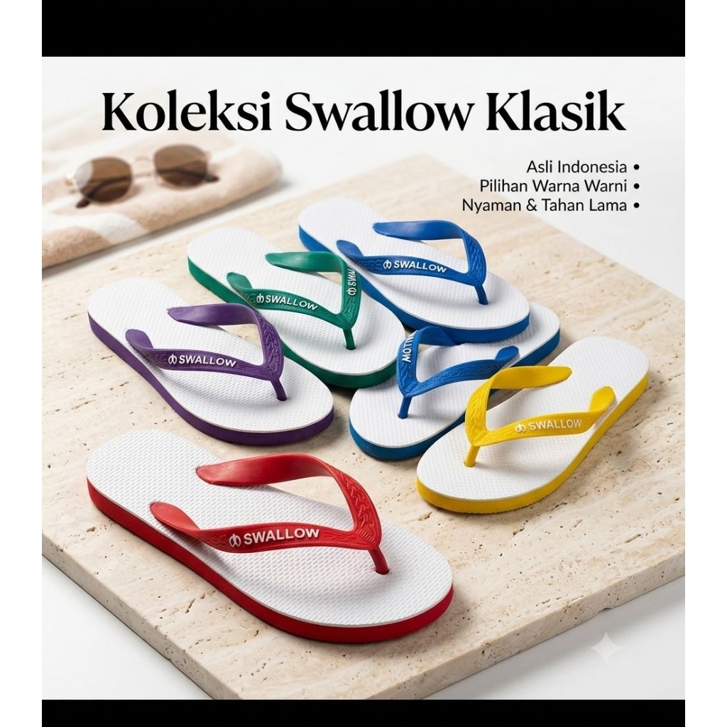 sandal jepit Pearl Swallow