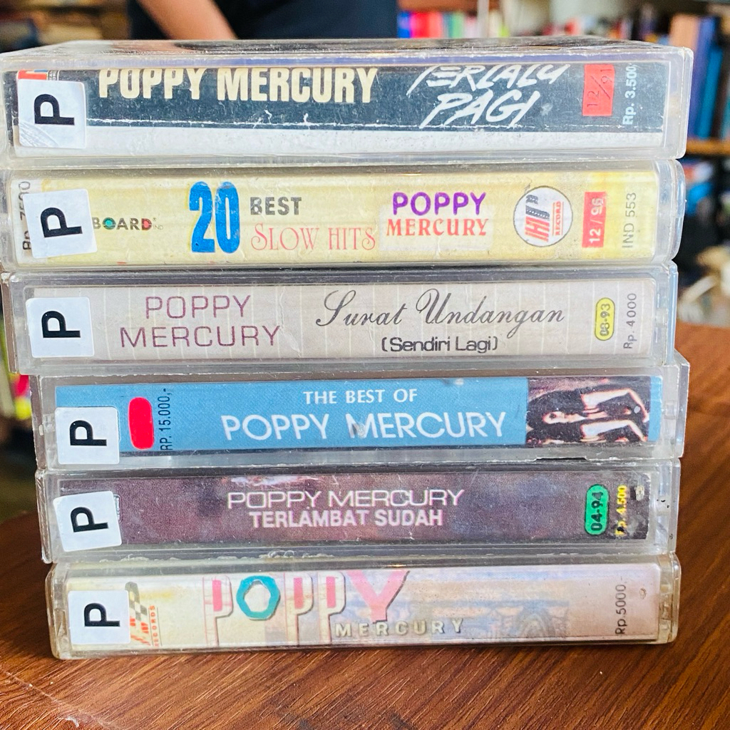 KUMPULAN KASET PITA POPPY MERCURY
