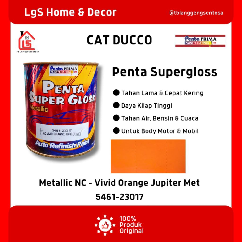 Cat Penta Super Gloss - Vivid Orange Jupiter Met 5461-23017