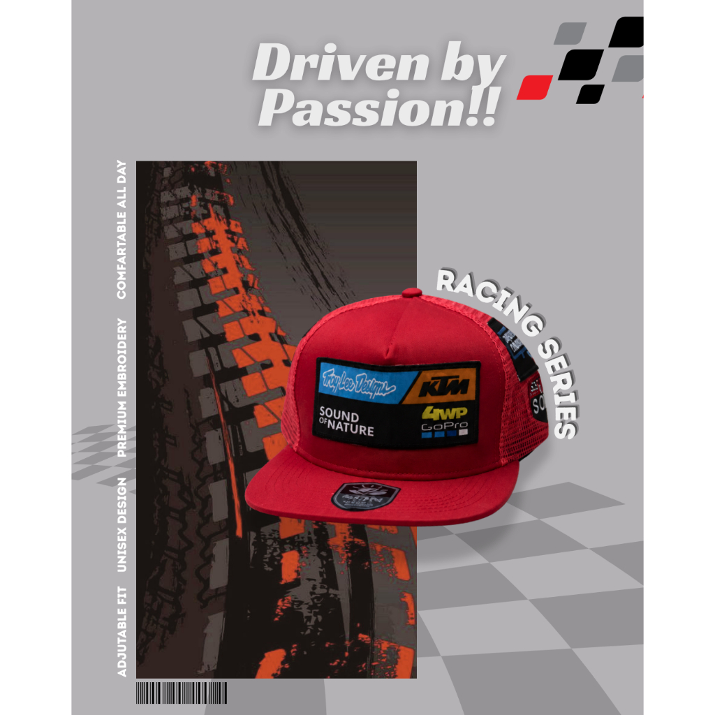Topi Balap Motor Racing TRUCKER KTM Snapback Baseball Premium Original