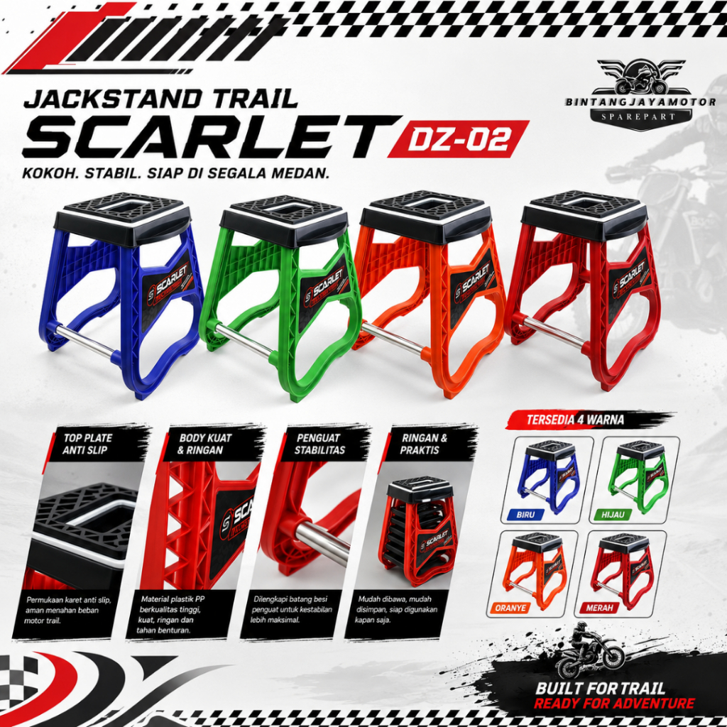 Jackstand Trail DZ - 02 Scarlet
