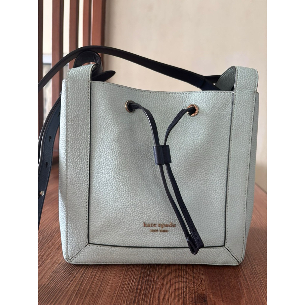 K4T3 SP4D3 GRAB SMALL BUCKET ORIGINAL 100% | PRELOVED / SECOND | TAS WANITA | TAS  SELEMPANG WANITA