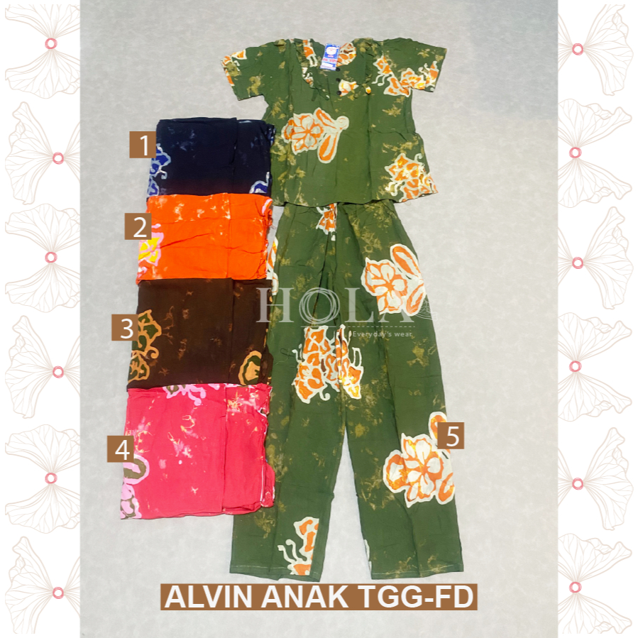 HOLA_FASH | SETELAN ALVIN TANGGUNG, SETELAN BATIK ANAK TANGGUNG