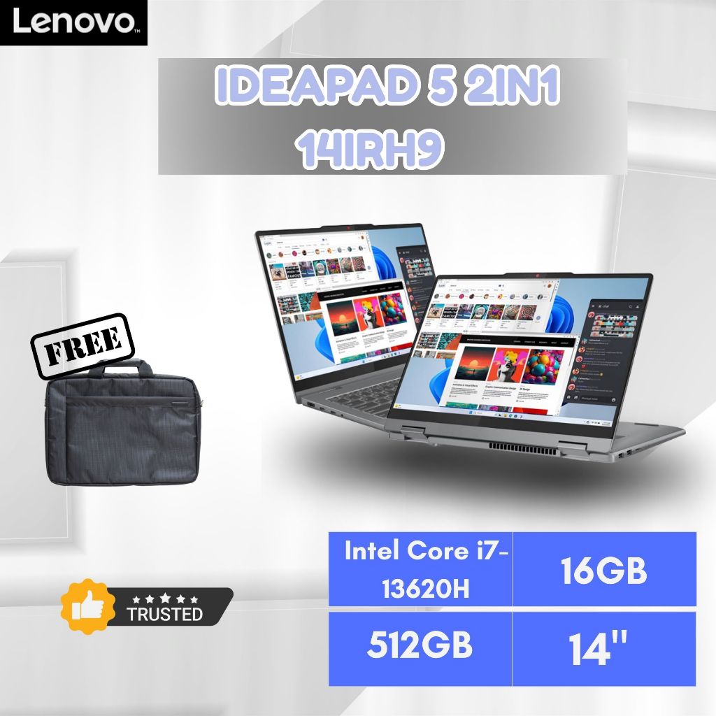 Laptop Lenovo IdeaPad 5 2-in-1 14IRH9 Core i7-13620H 16GB 512GB SSD 14 Inch WUXGA OLED Touchscreen W