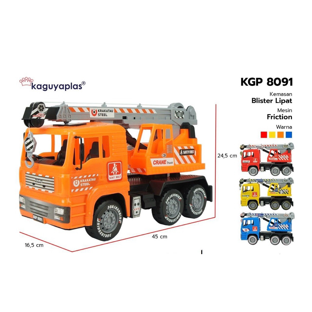 Mainan Mobil Kontruksi Crane kgp8091