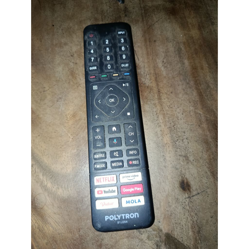 remot tv polytron android ori