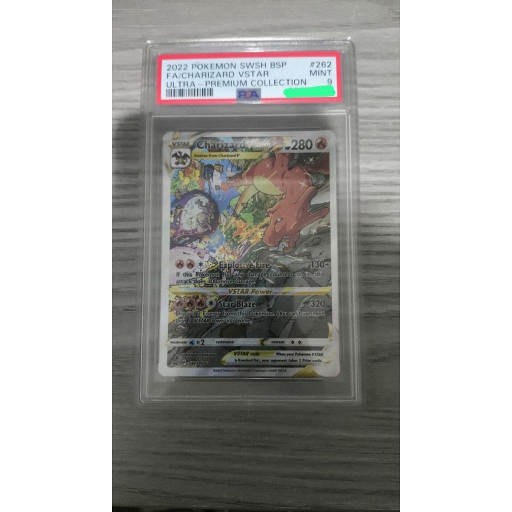 PSA 9 Charizard Vstar ultra premium collection