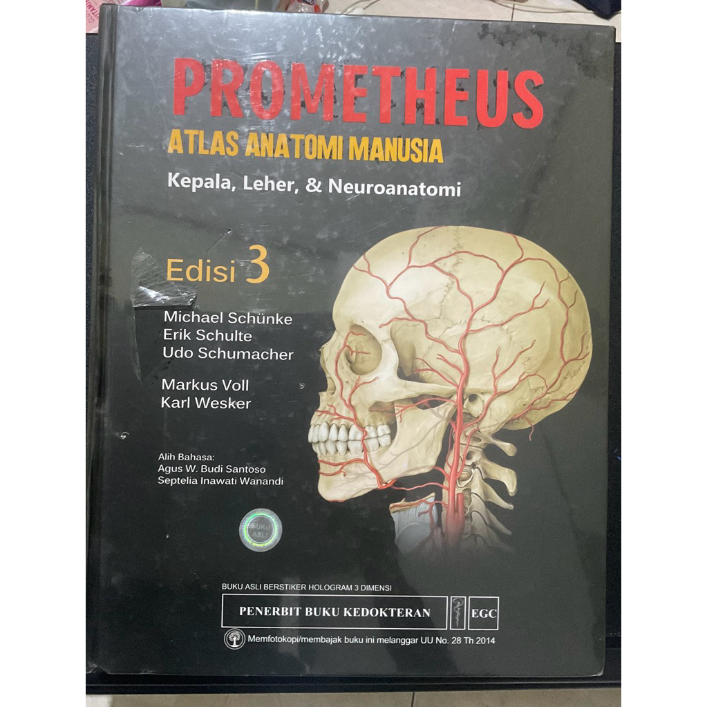 [PRELOVED] Atlas Anatomi PROMETHEUS Edisi 3 (Kepala,Leher & Neuroanatomi)
