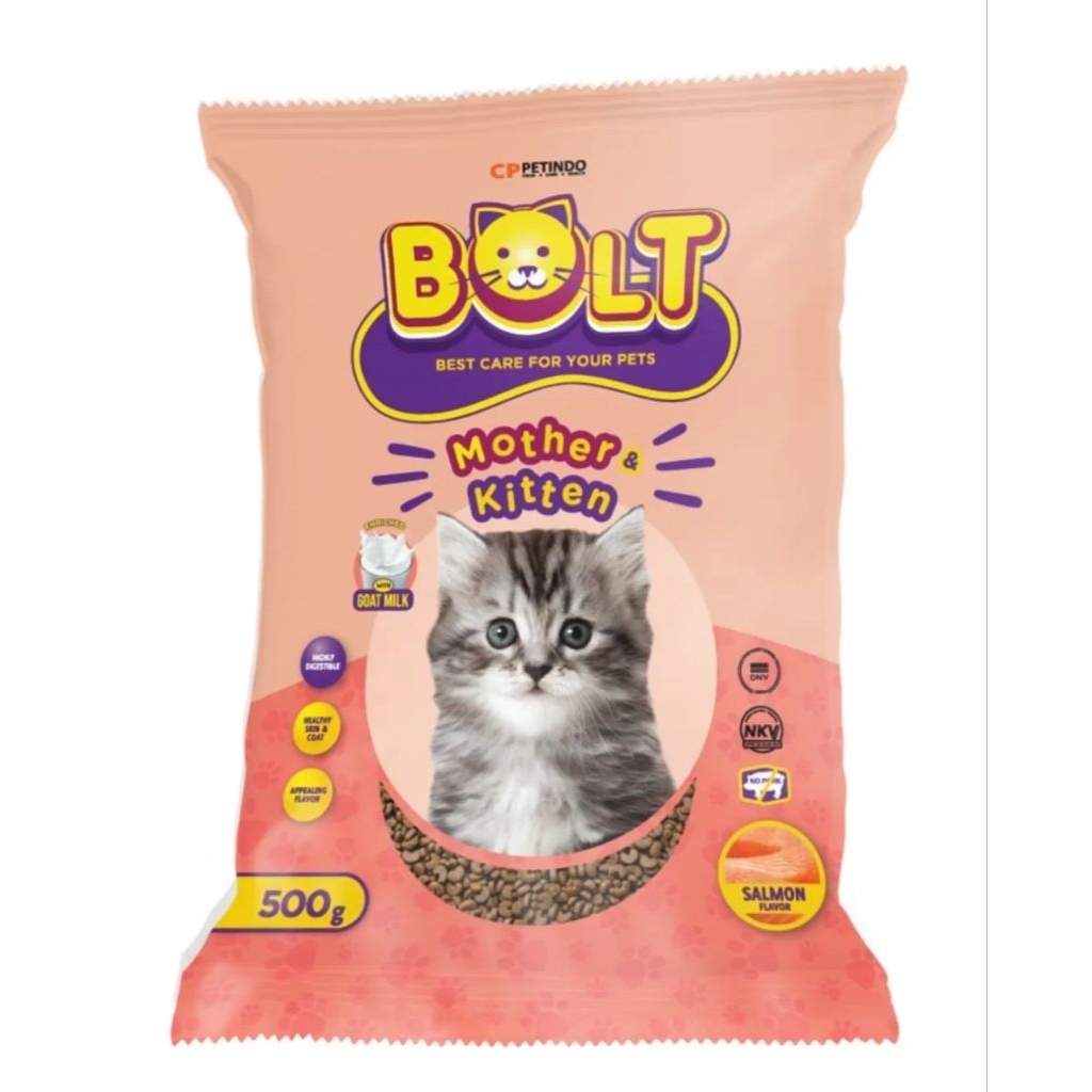 Bolt dry food Salmon Mother and Kitten