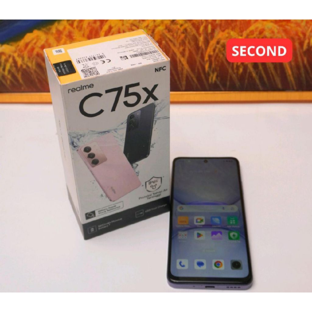 REALME C75X 8/128GB SECOND MULUS ORIGINAL KUALITAS 100%