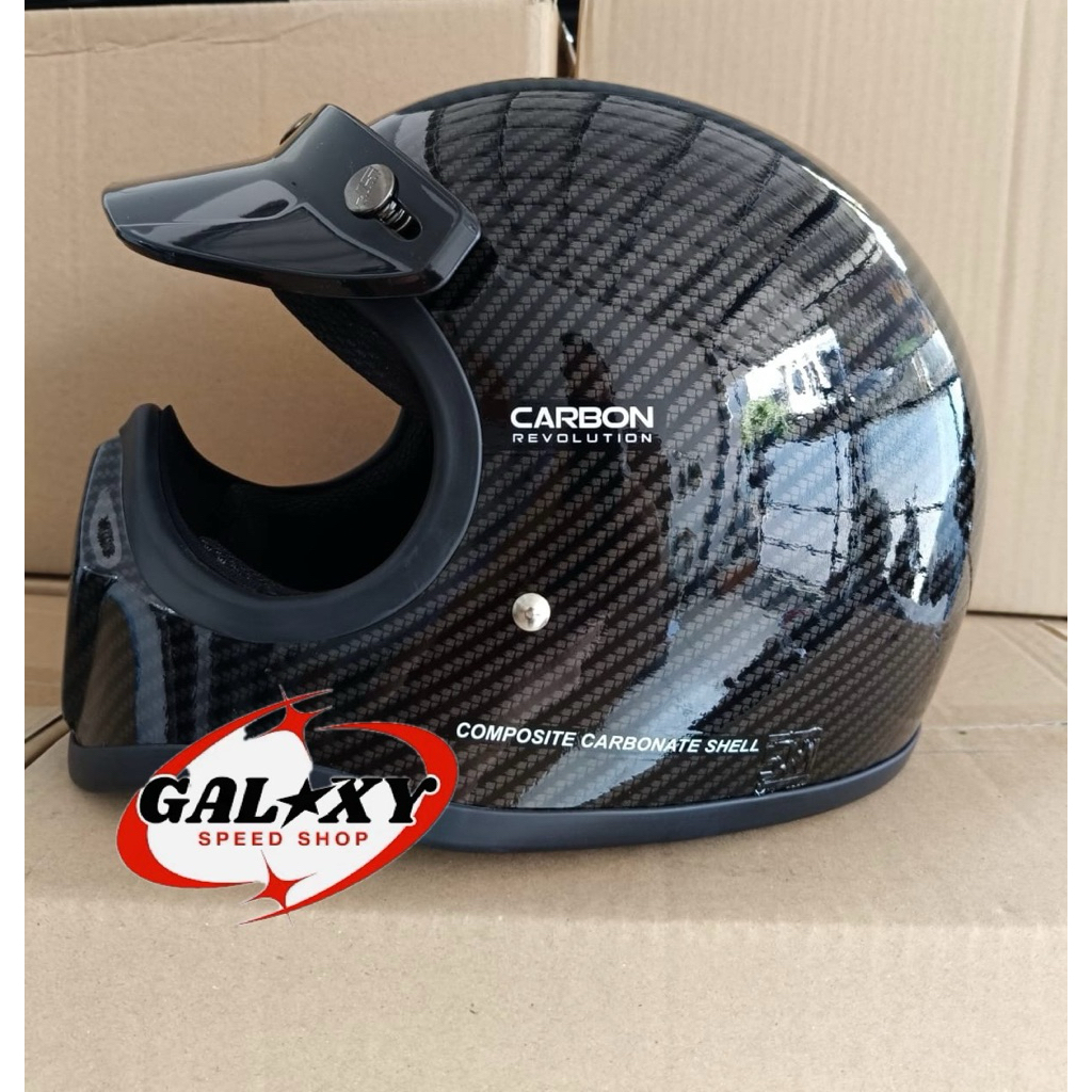 HELM CAKIL RETRO CLASIC CARBON