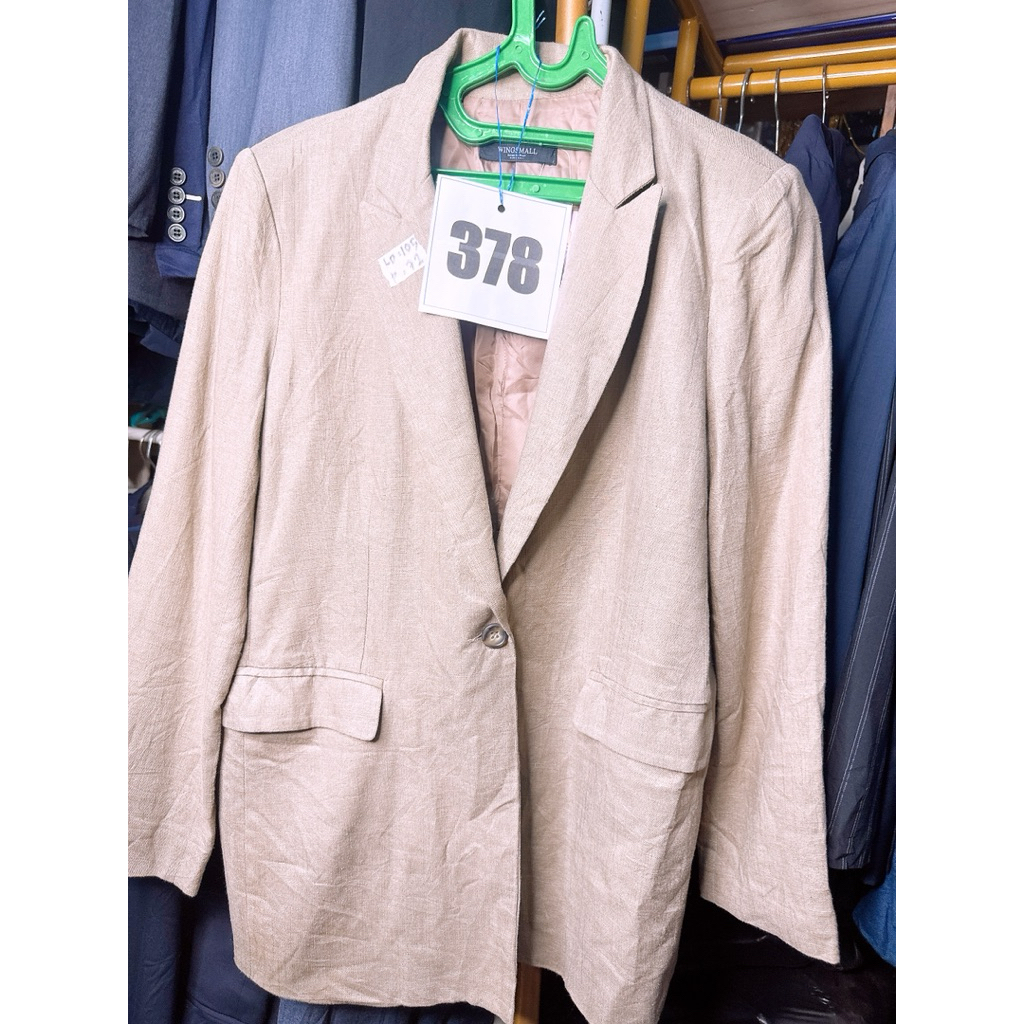 Blazer Hijau Kancing 1 KD 378 LD 105