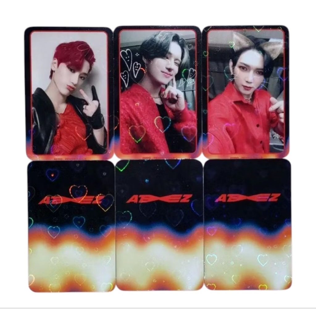 unofficial broadcast ateez photocard