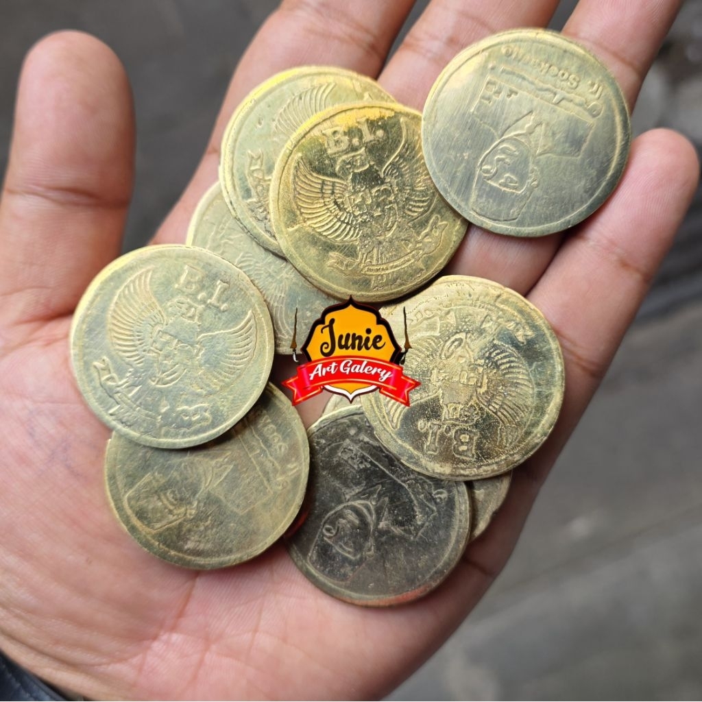 Uang Koin Kuningan Sukarno Garuda Asli Kuningan Harga Per Biji