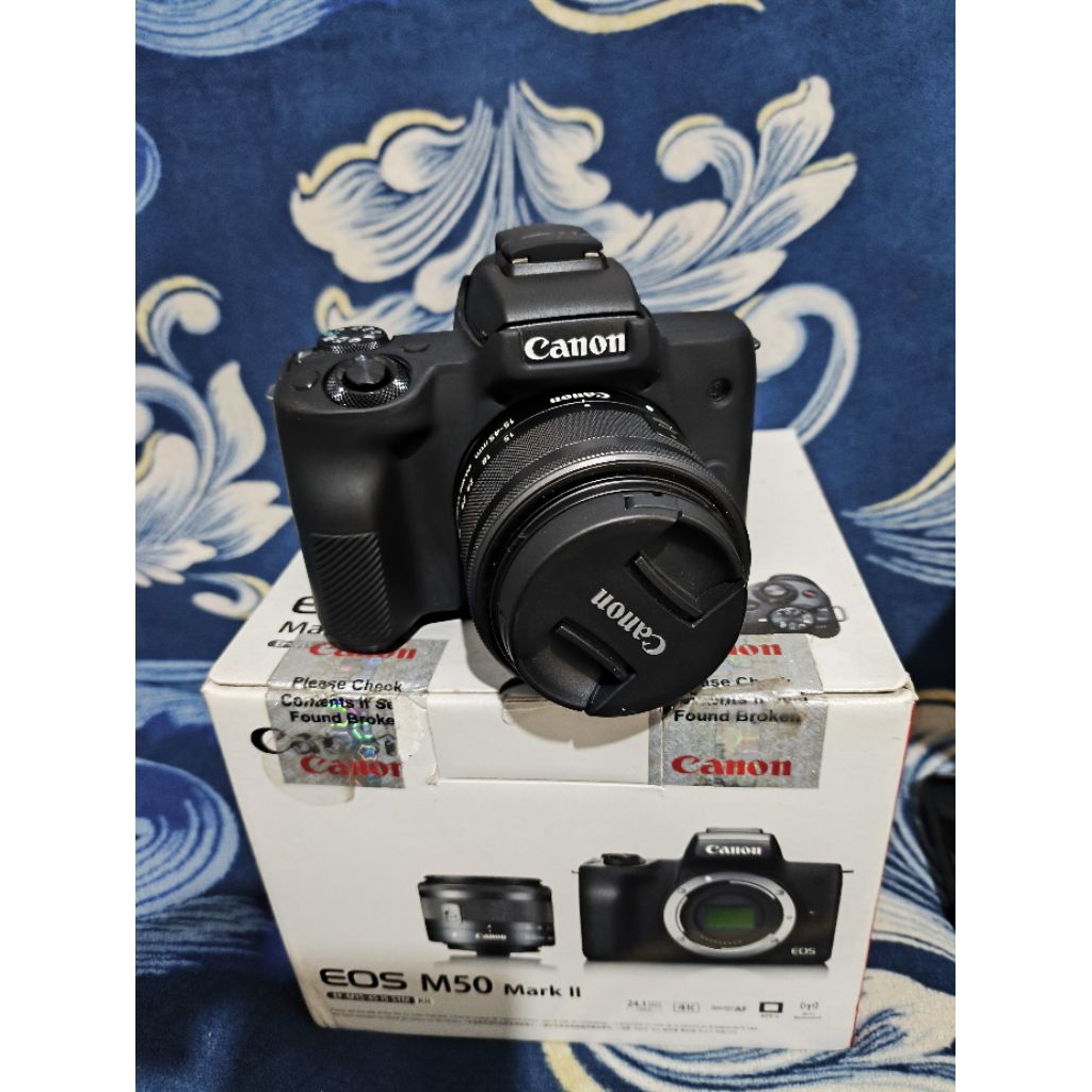 canon m50 mark ii second seperti baru