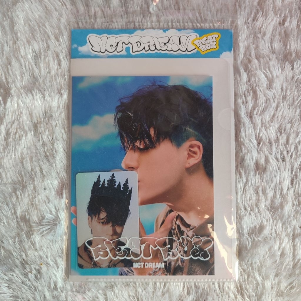 hologram postcard set photocard beatbox jeno nct dream