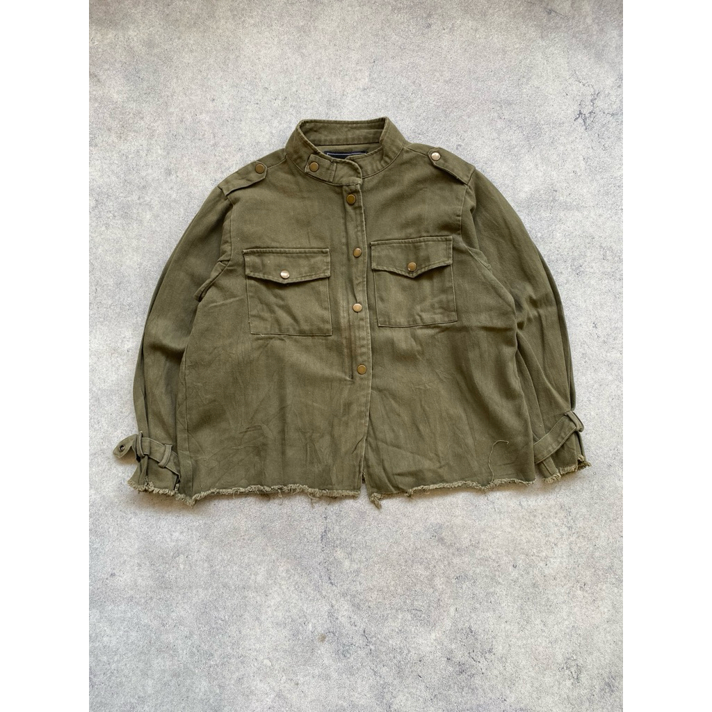Jacket Denim Jeans Truker Army Parka