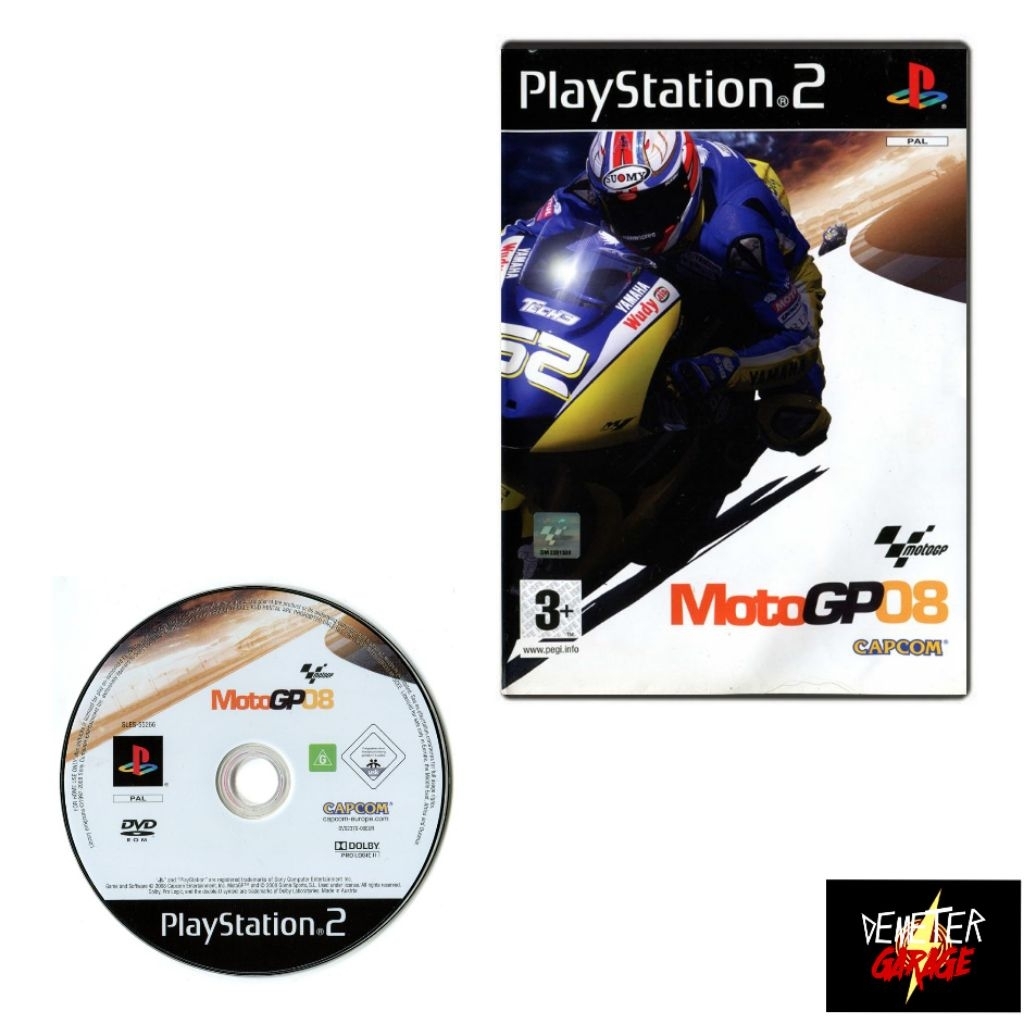 DVD GAME PS2 PLAYSTATION 2 MOTO GP 08/ KASET PS2